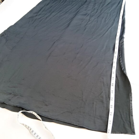 Auden Black Slip Dress Size S Features a side slit for added style and comfort - Picture 11 of 12